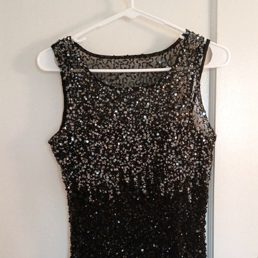 Adrianna Papell Sequin Coktail Dress - Picture 5 of 11